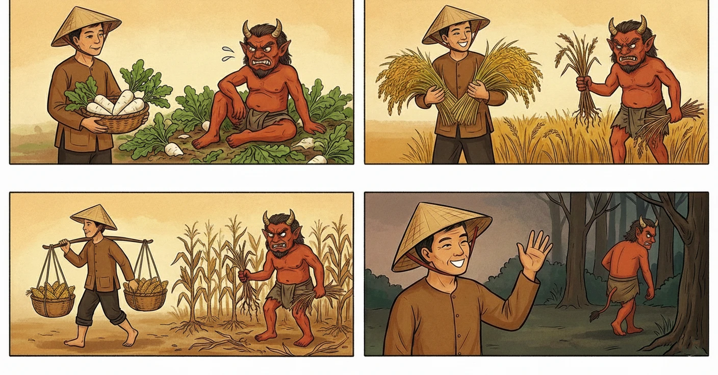 Bác nông dân và con quỷ
