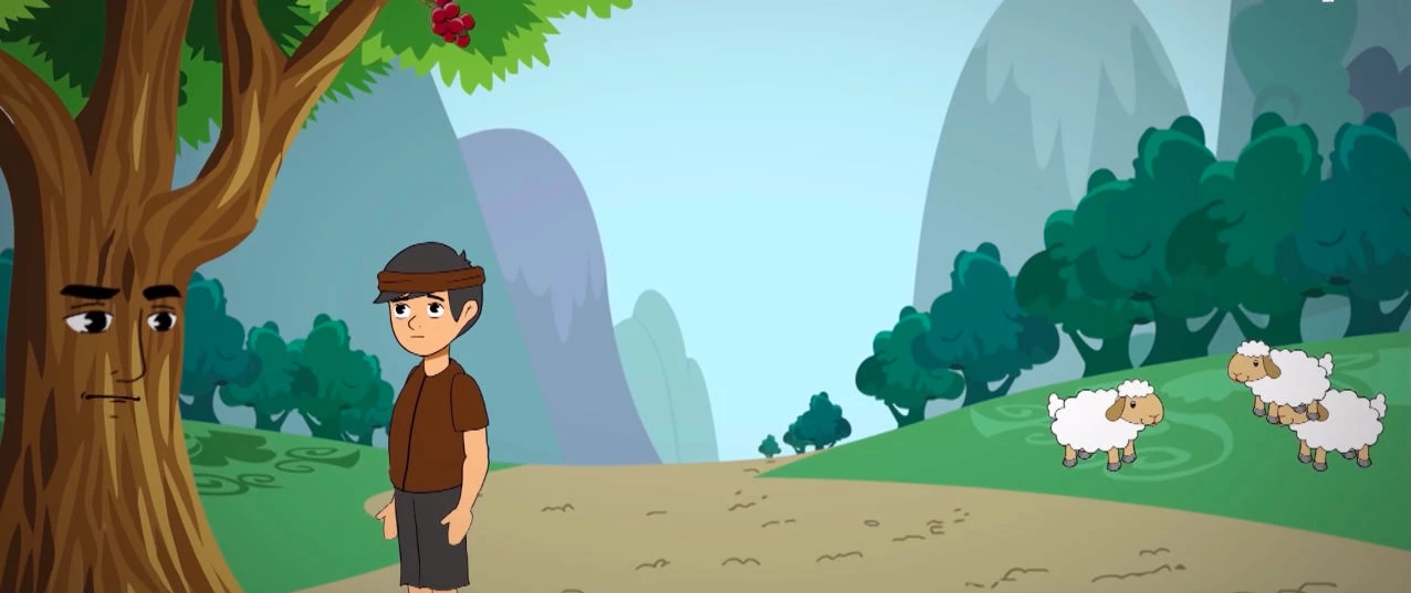 Cậu bé chăn cừu và cây đa cổ thụ