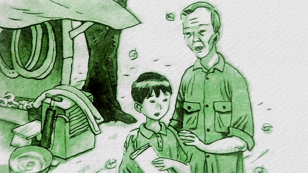 Cậu bé và ông già cho thuê sách