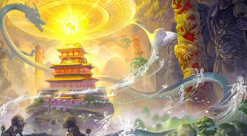 Chuyện đối tụng ở long cung