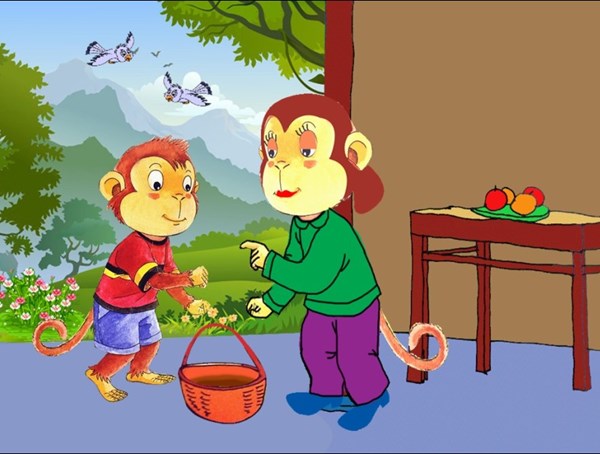 Khỉ Con biết vâng lời