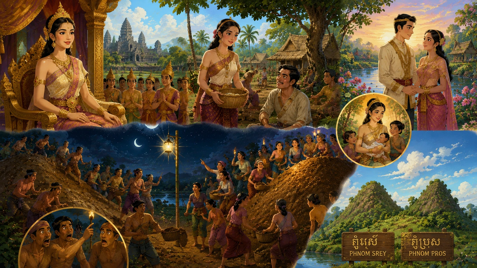 Sự Tích Núi Đàn Bà và Núi Đàn Ông